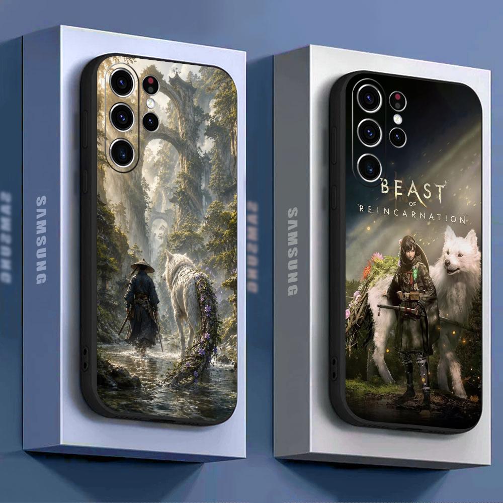 Phone Cases Black - Cartoon Cool Beast of Reincarnation Phone