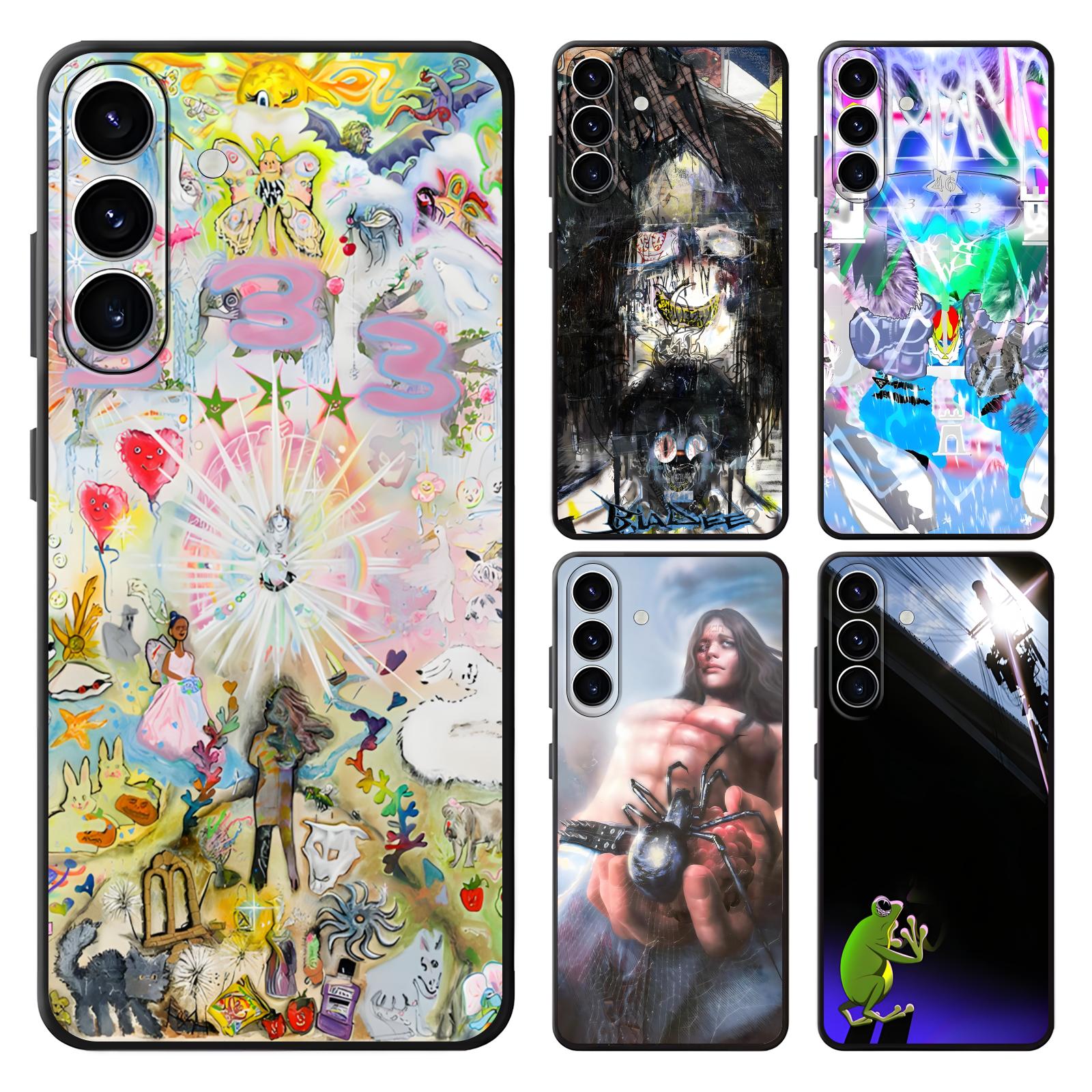 Phone Cases Black - Music Albums B-Bladee 333 Phone Case