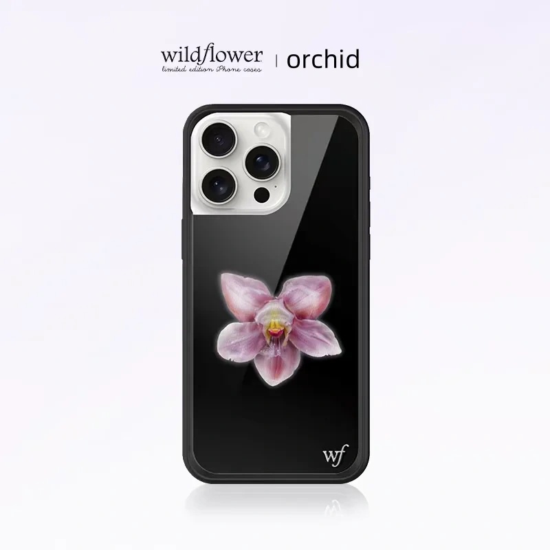 Phone Cases Wildflower - Wildflower INS Black Purple Pink Flower