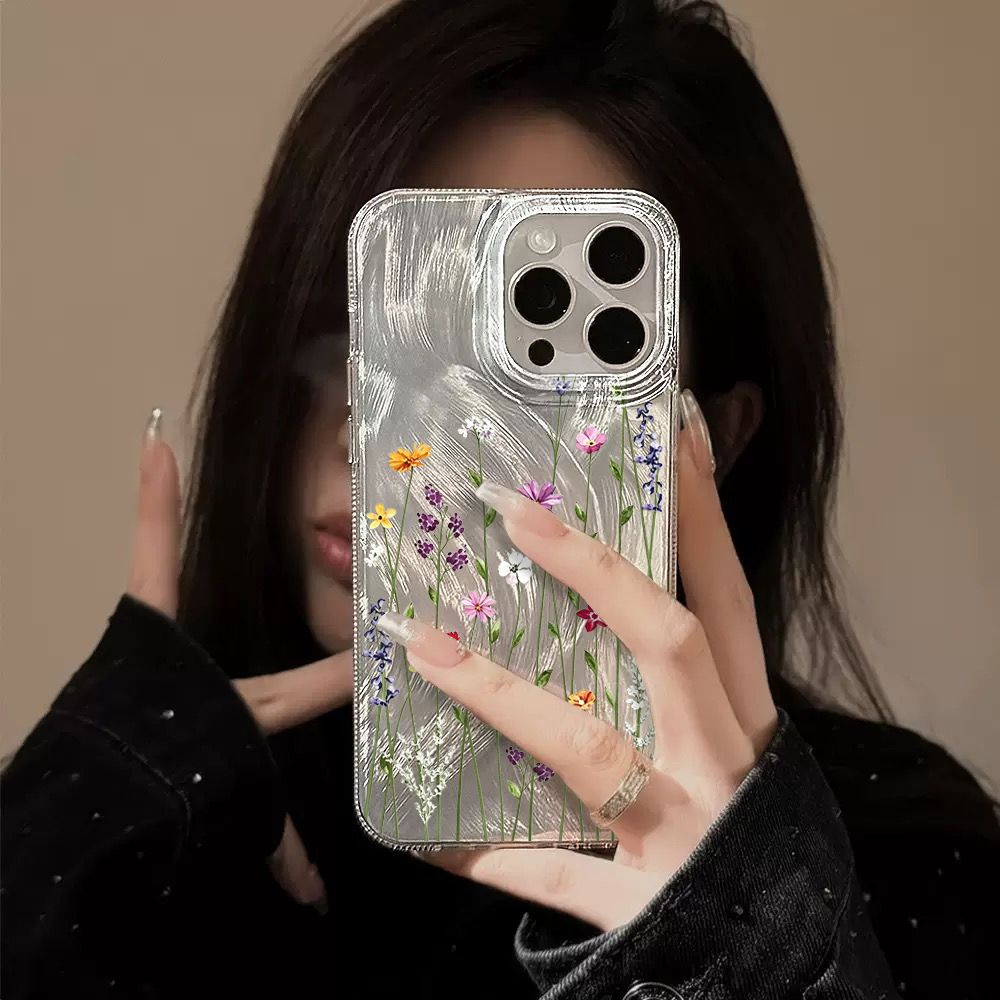 Clear Wildflower Feather Textu - Phone Cases Wildflower 评论和价格