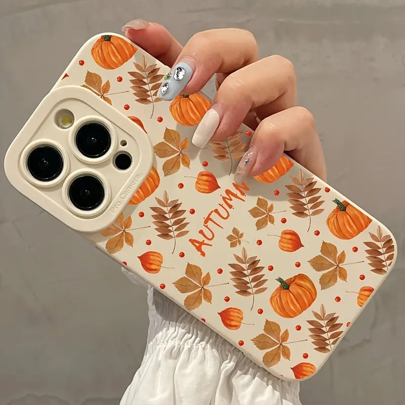 Autumn Maple Leaves Pumpkin Pa - Phone Cases Designer 评论和价格