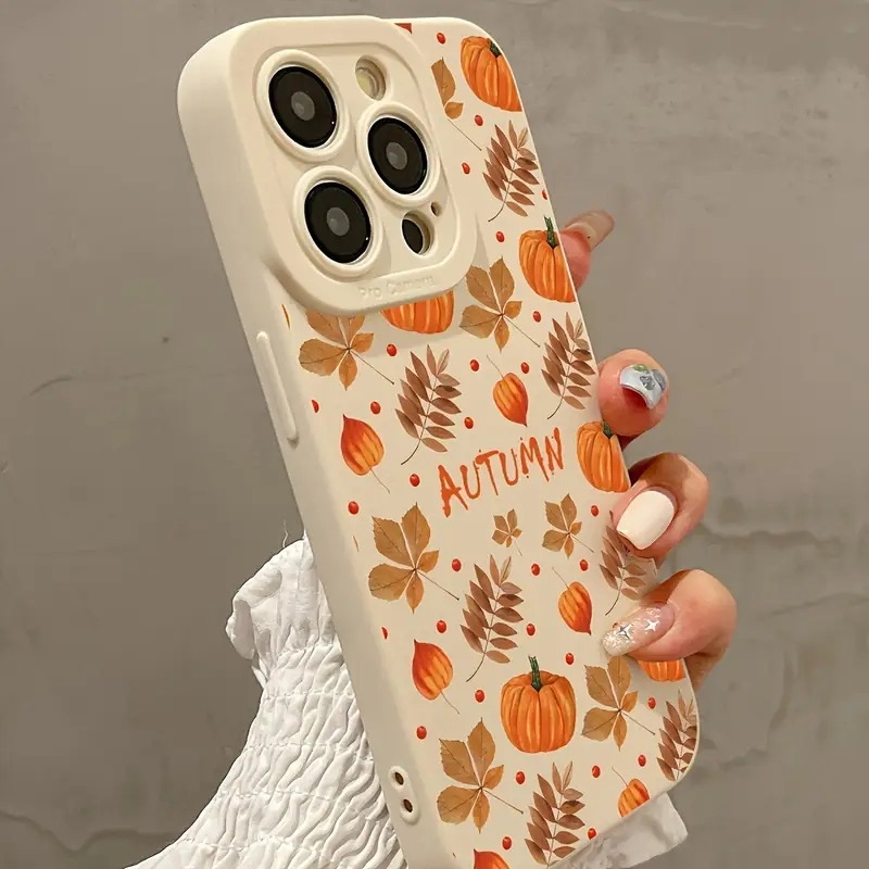 Autumn Maple Leaves Pumpkin Pa - Phone Cases Designer 评论和价格