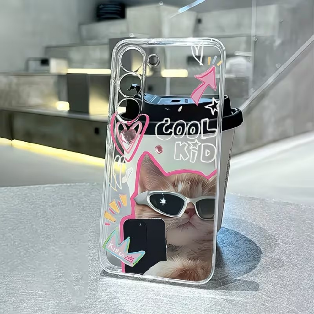 Puppy Pattern Clear TPU Phone  - Phone Cases Clear 评论和价格