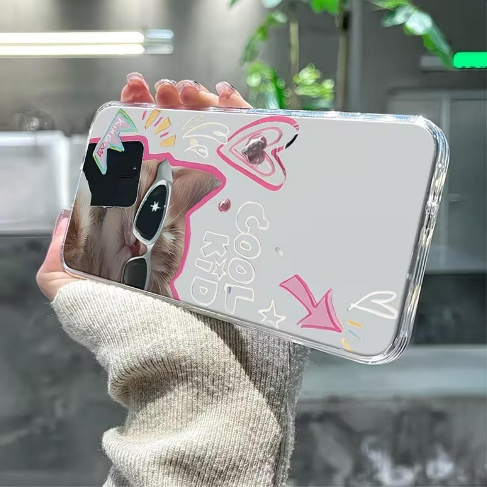 Puppy Pattern Clear TPU Phone  - Phone Cases Clear 评论和价格