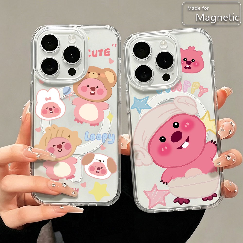 Pink Kawaii Loopys Magnetic Ph - Phone Cases Loopy 评论和价格