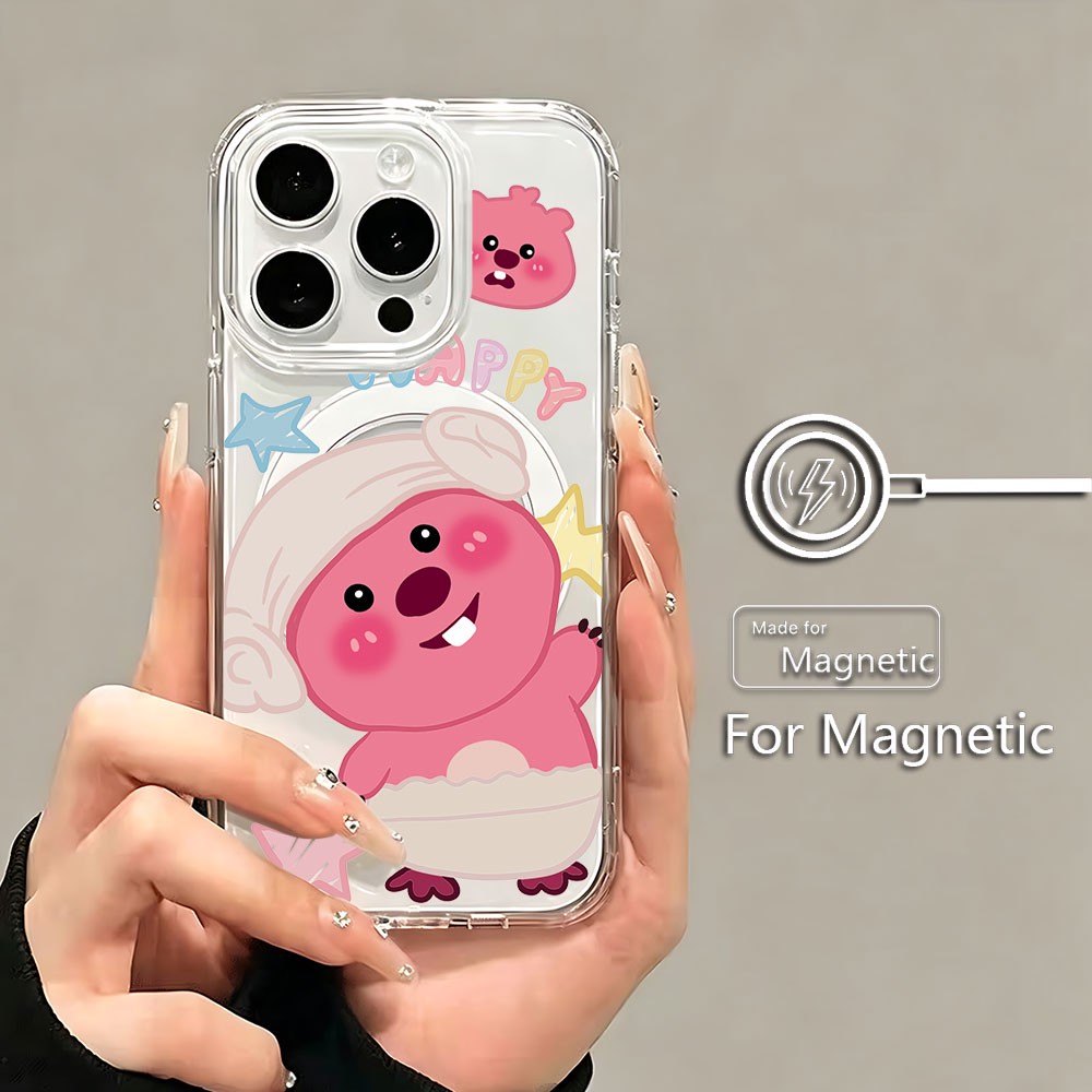 Pink Kawaii Loopys Magnetic Ph - Phone Cases Loopy 评论和价格