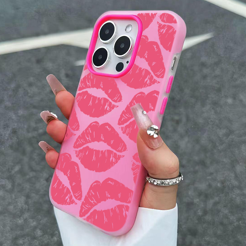 Sexy Girl Pink Lips  Pattern D - Phone Cases Designer 评论和价格