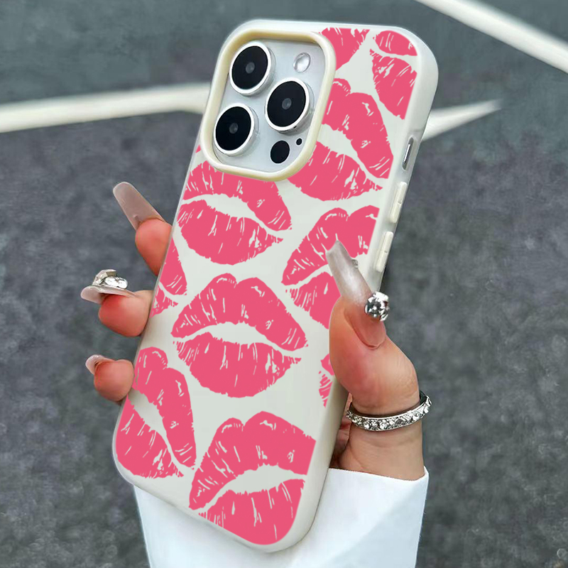 Sexy Girl Pink Lips  Pattern D - Phone Cases Designer 评论和价格