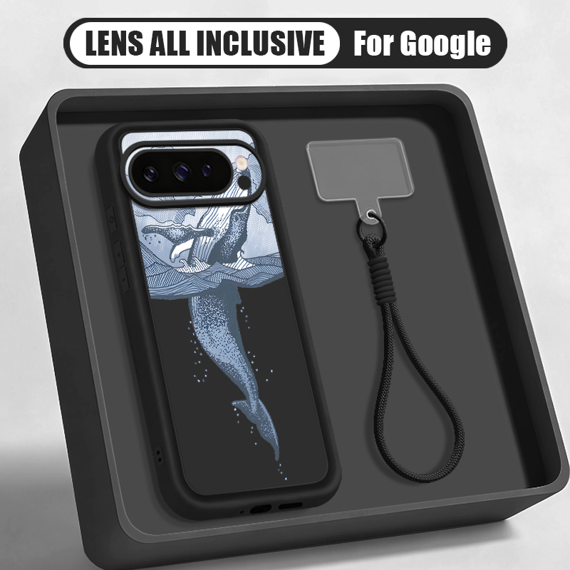 Humpback Whale Print Wrist Str - Phone Cases With Straps 评论和价格