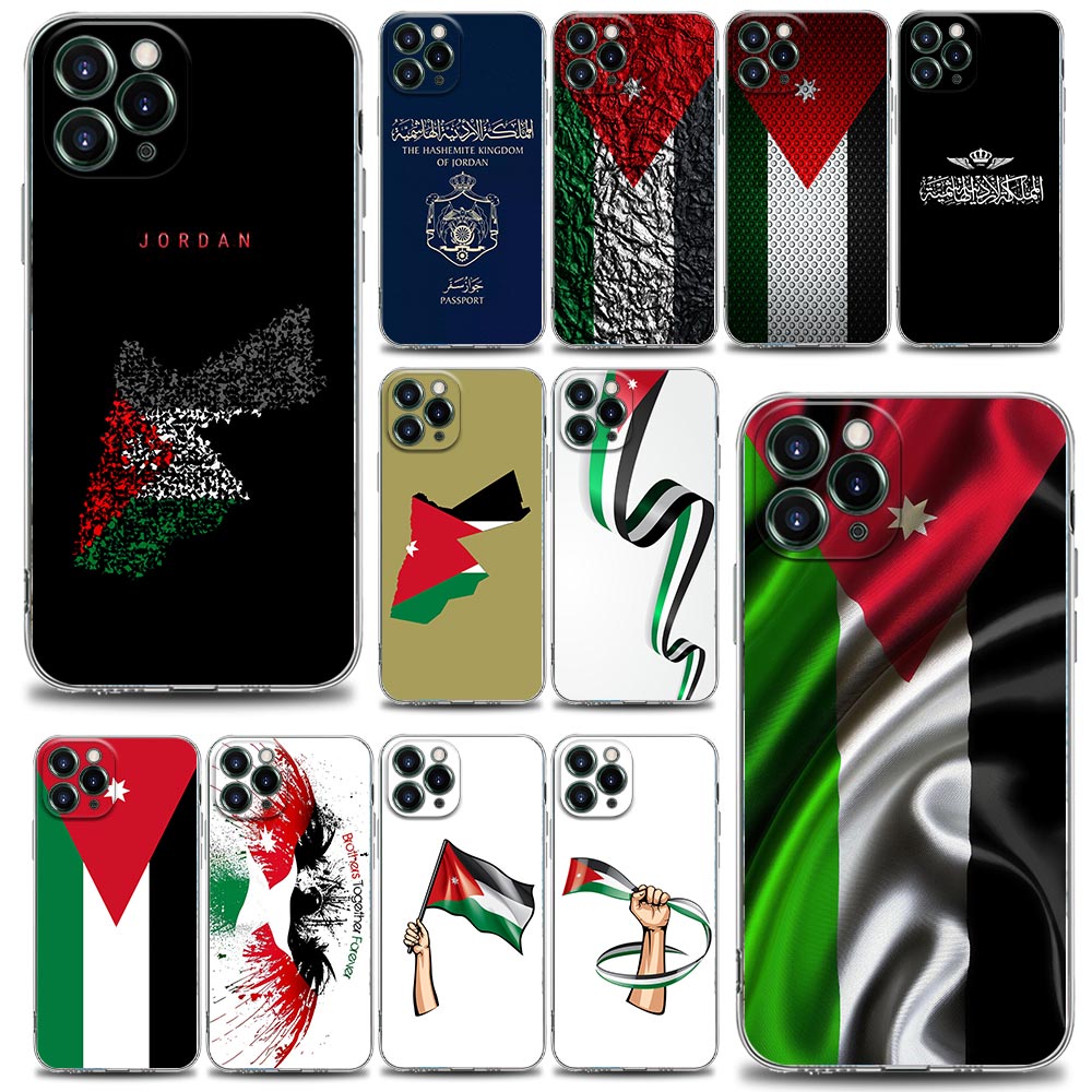 Jordan Passport Flag Map Clear - Phone Cases Jordan 评论和价格
