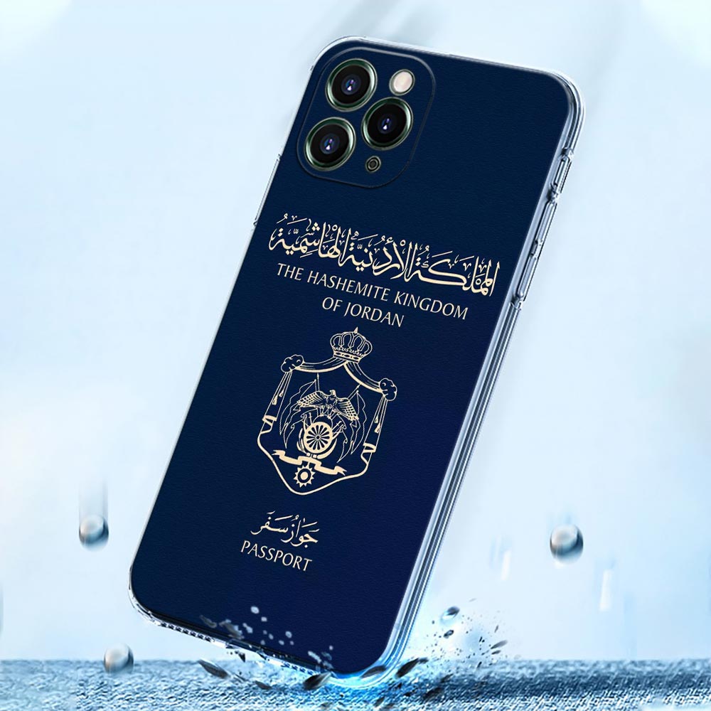 Jordan Passport Flag Map Clear - Phone Cases Jordan 评论和价格