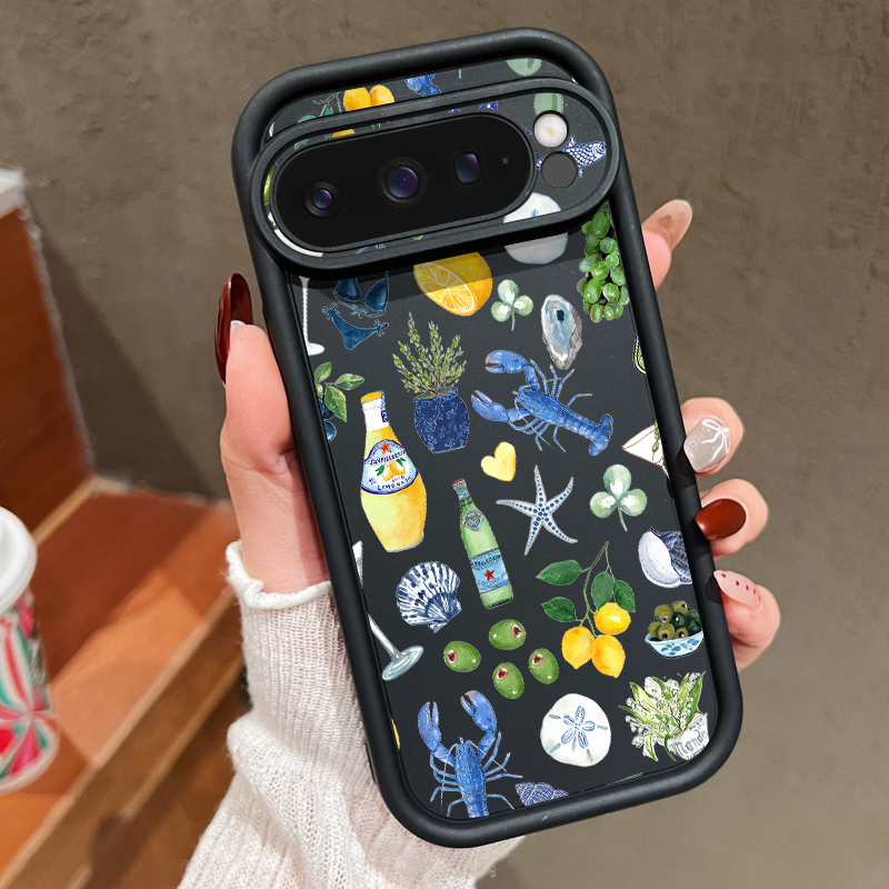 Ocean Whale Patterned TPU Phon - Phone Cases Google Pixel 9A 评论和价格