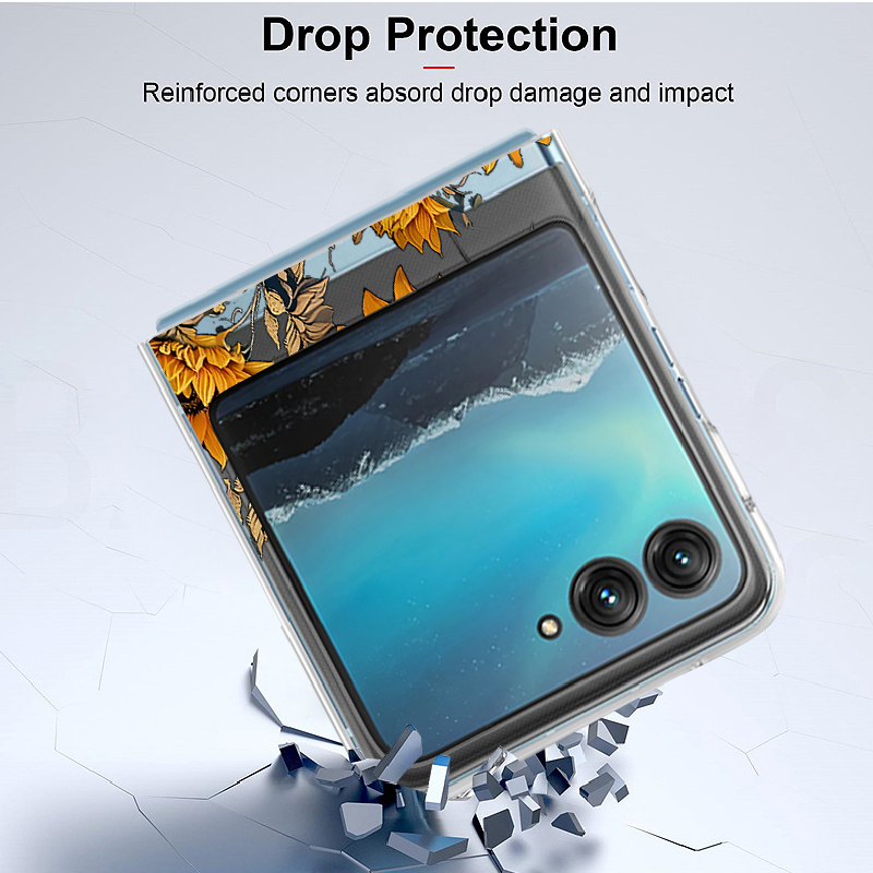 Sunflowers Pattern Clear Phone - Phone Cases Motorola 评论和价格