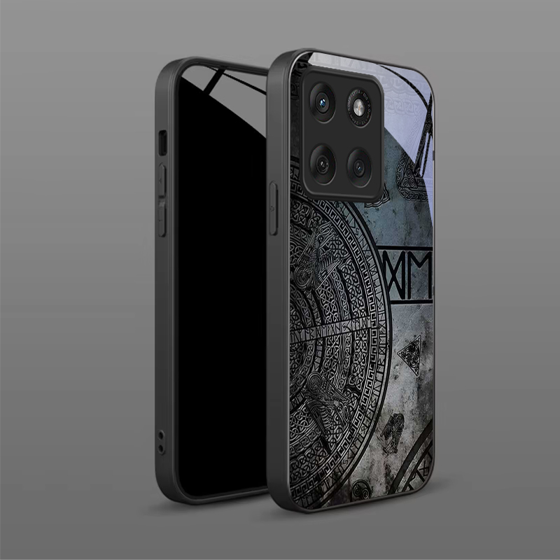 Ancient Norse Codex Black Glas - Phone Cases Motorola 评论和价格
