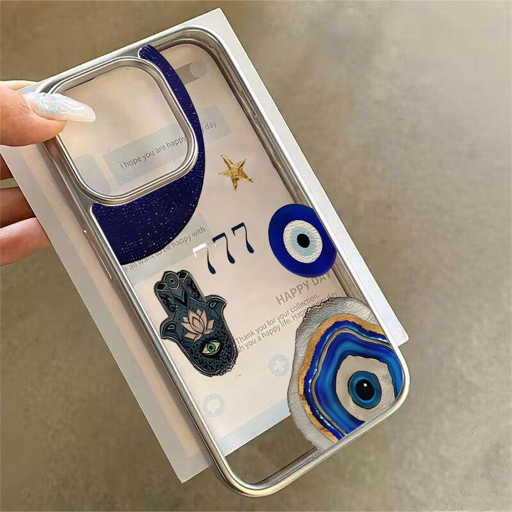Hamsa Hand Evil Eye Collage Cl - Phone Cases Clear 评论和价格