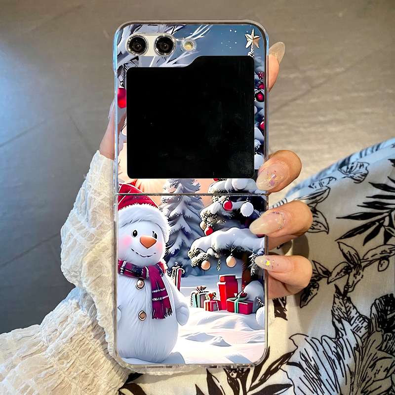 Christmas Snowman Elk Phone Ca - Phone Cases Z Fold 4 评论和价格
