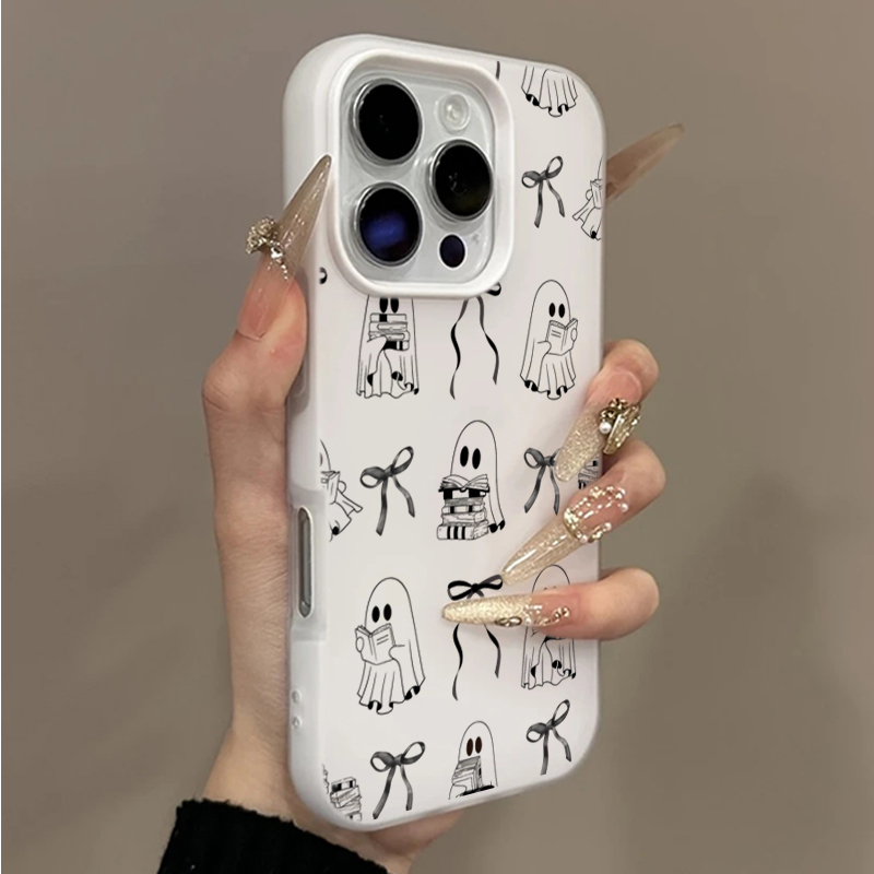 Cute Halloween Book Ghost Bow  - Apple Iphone 15 评论和价格
