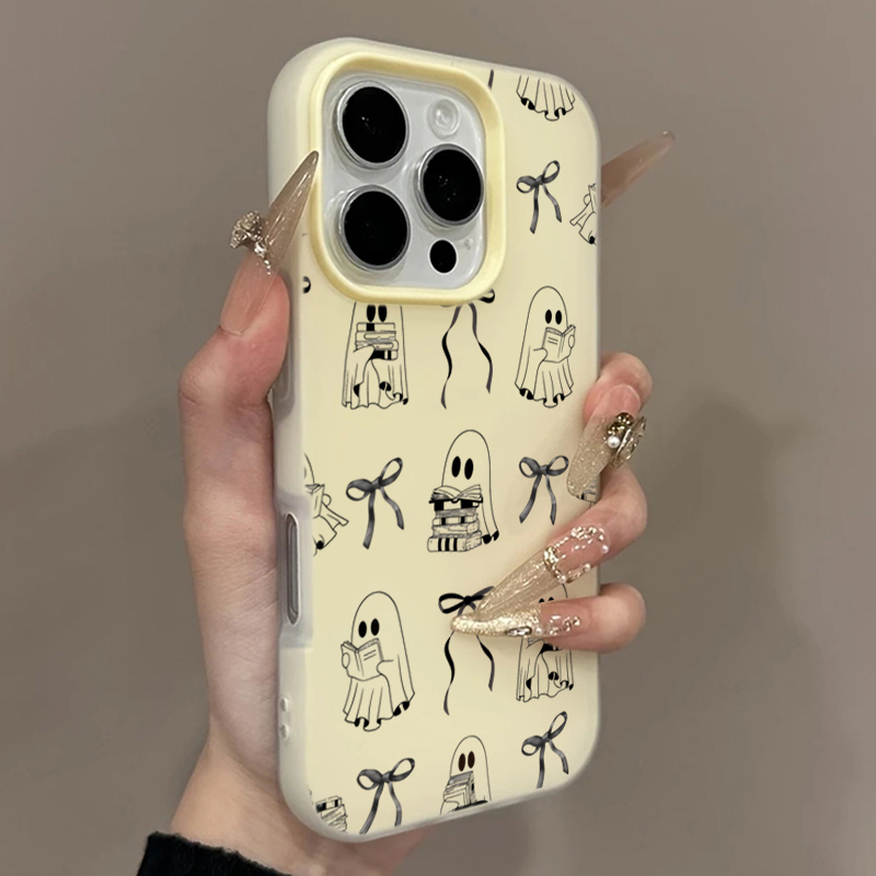 Cute Halloween Book Ghost Bow  - Apple Iphone 15 评论和价格