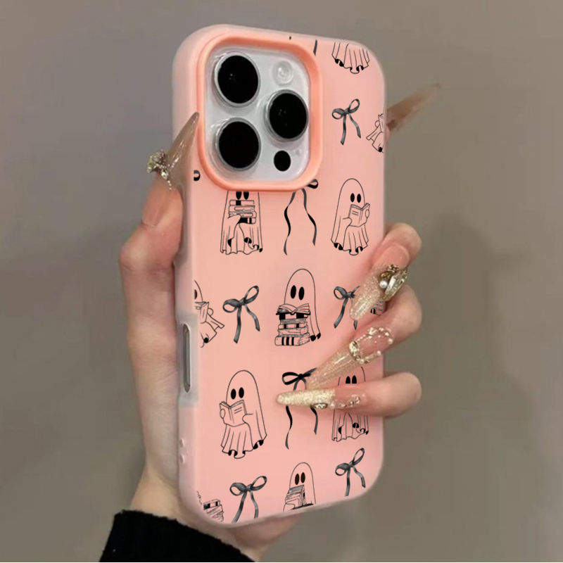 Cute Halloween Book Ghost Bow  - Apple Iphone 15 评论和价格