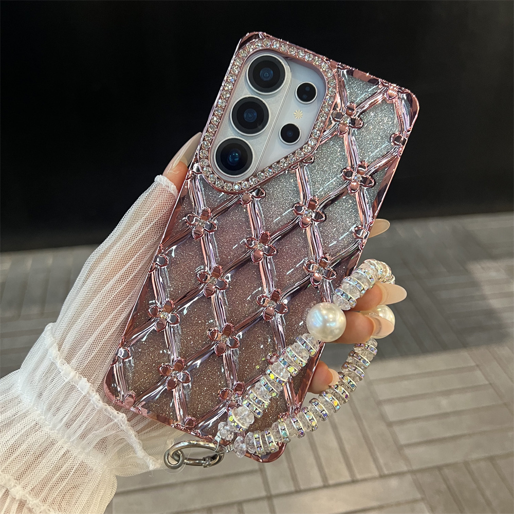 Luxury Plating Flower Glitter  - Luxury Plating Case 评论和价格