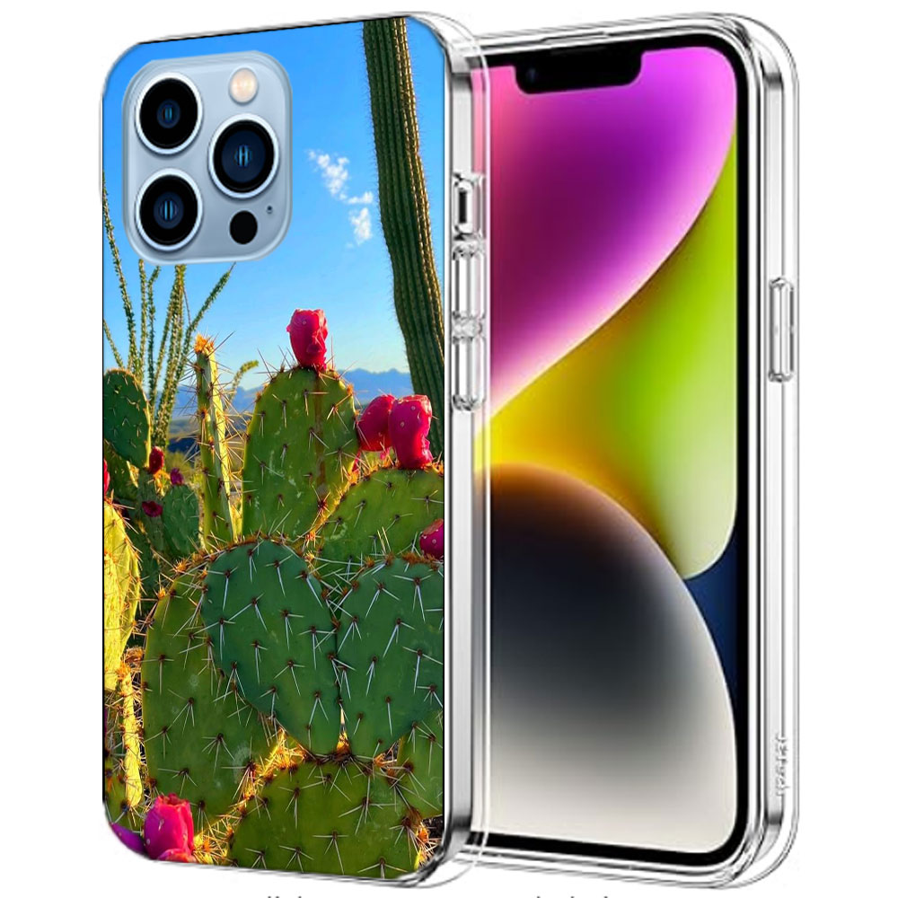 Picturesque Desert With Cacti  - Phone Cases Com 评论和价格