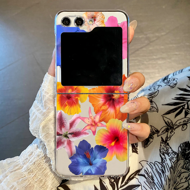 Realistic Floral Print Phone C - Phone Cases Z Fold 4 评论和价格