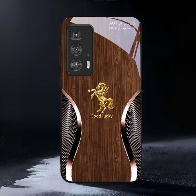 Golden Steed Fortune Black Gla - Phone Cases Motorola 评论和价格