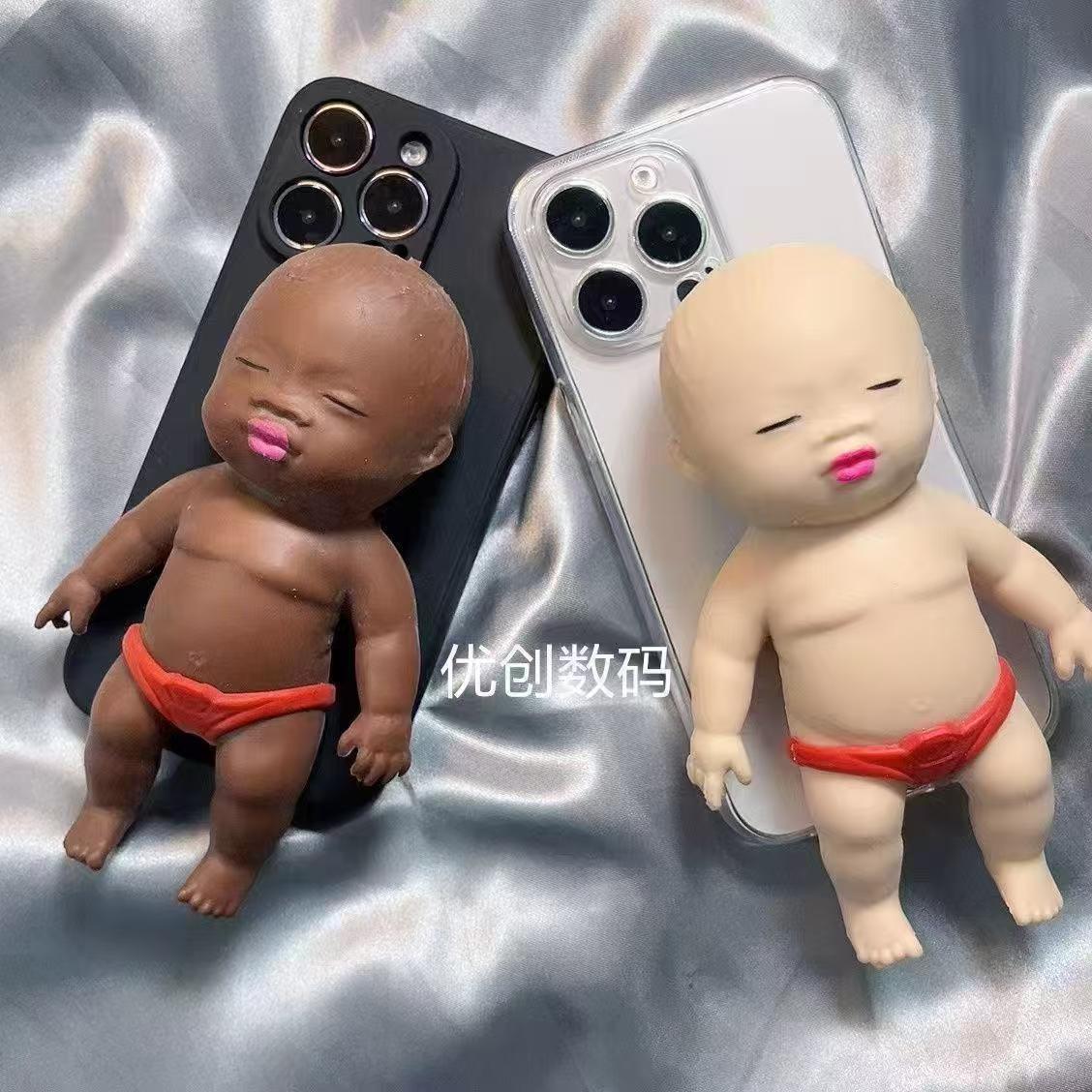 3D Cute Black People Doll Reli - Phone Cases Websites 评论和价格
