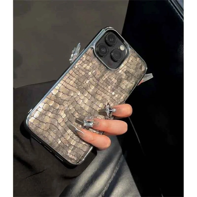 Luxury Glossy Crocodile Patter - Luxury Plating Case 评论和价格