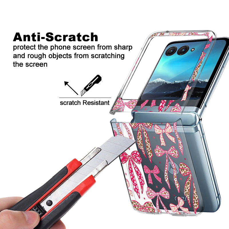 Pink Cherry Bowknot Printed Ph - Phone Cases Motorola 评论和价格