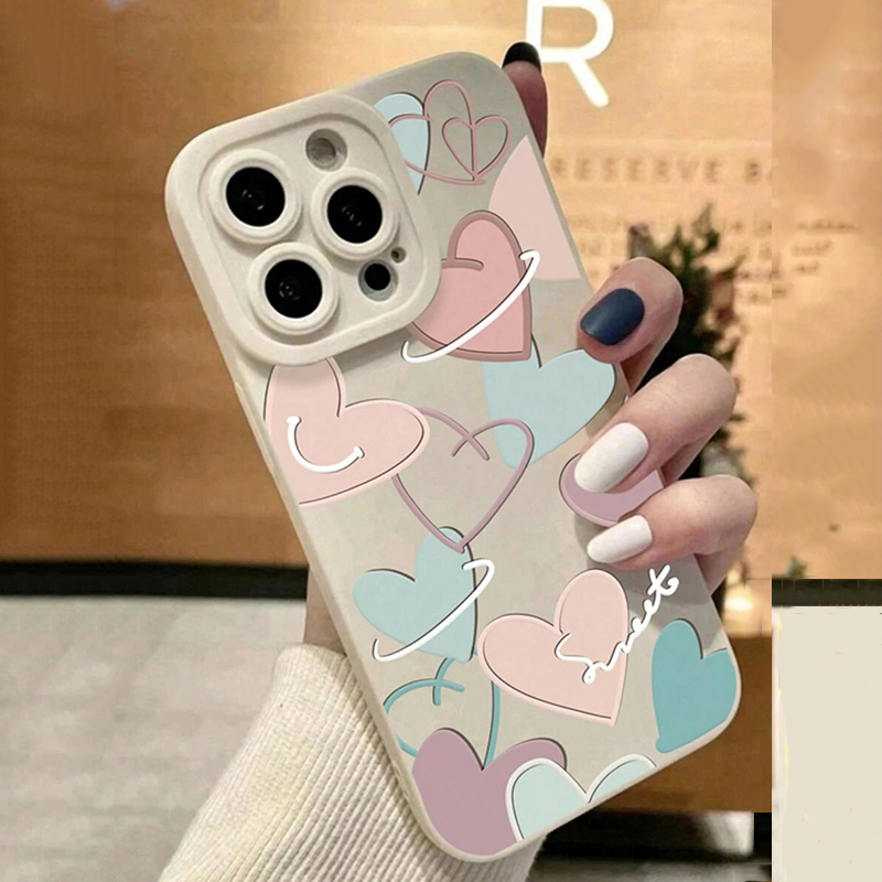 Soft TPU New Heart Design Phon - Phone Cases Designer 评论和价格