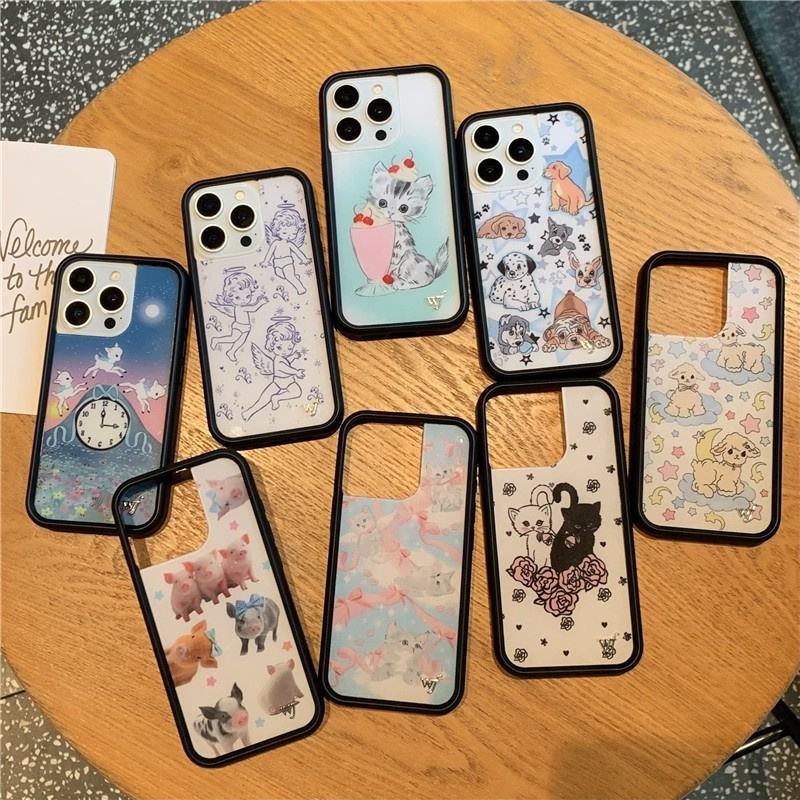 Wildflower Cartoon Cat Phone C - Phone Cases Wildflower 评论和价格