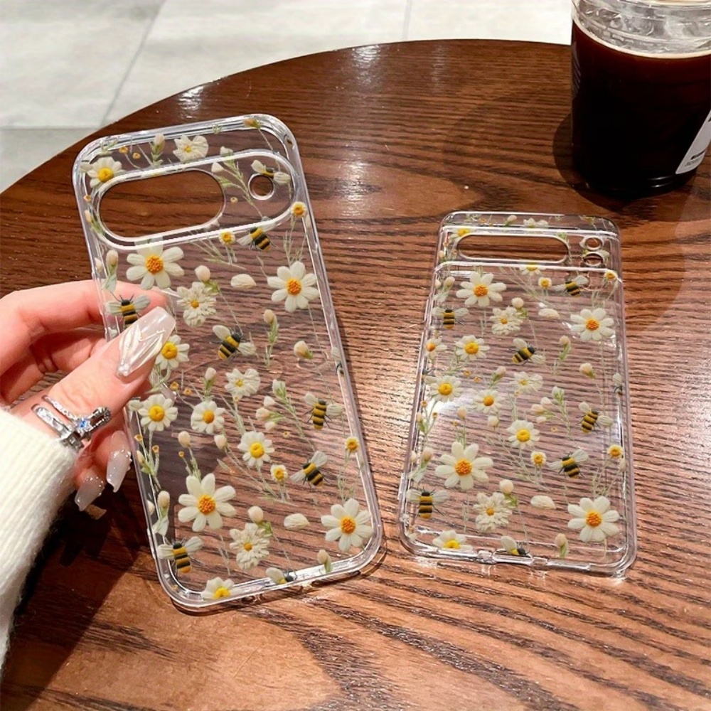Cute Honeybee Flower Pattern S - Phone Cases Google Pixel 9A 评论和价格