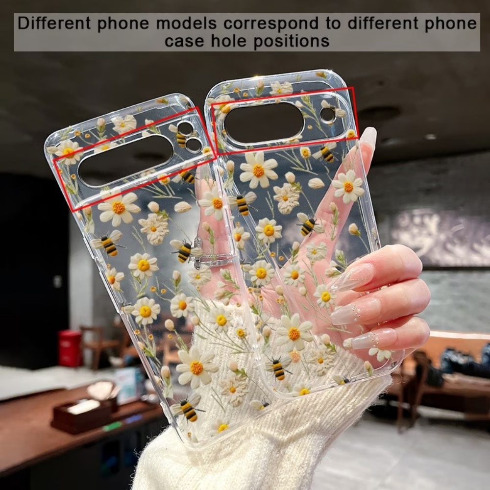Cute Honeybee Flower Pattern S - Phone Cases Google Pixel 9A 评论和价格