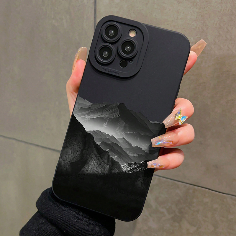 Black Mountain INS Design Sili - Phone Cases Designer 评论和价格