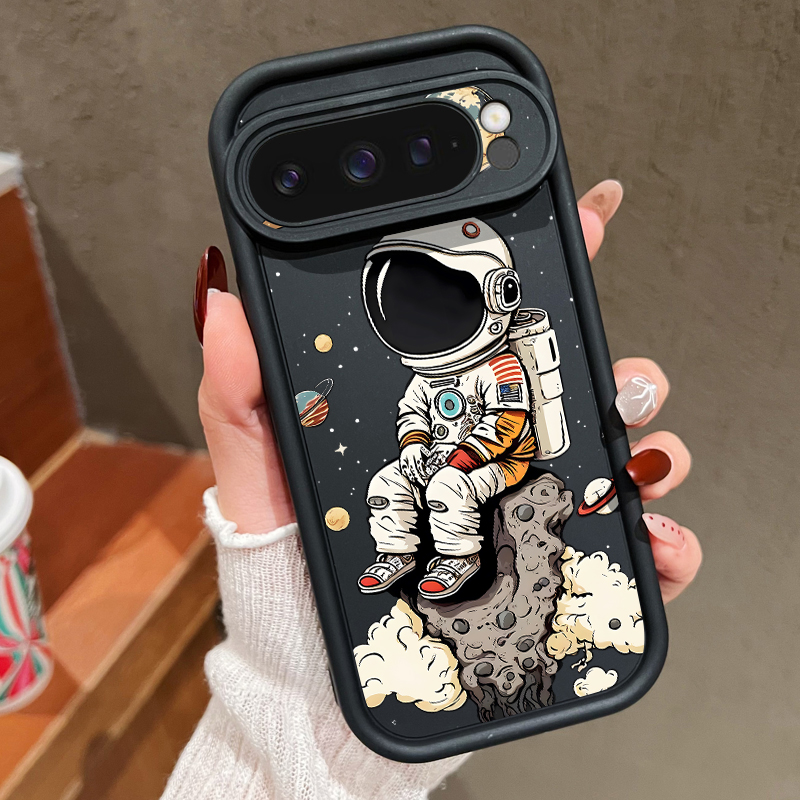 Cartoon Astronaut Print TPU Ph - Phone Cases Google Pixel 9A 评论和价格