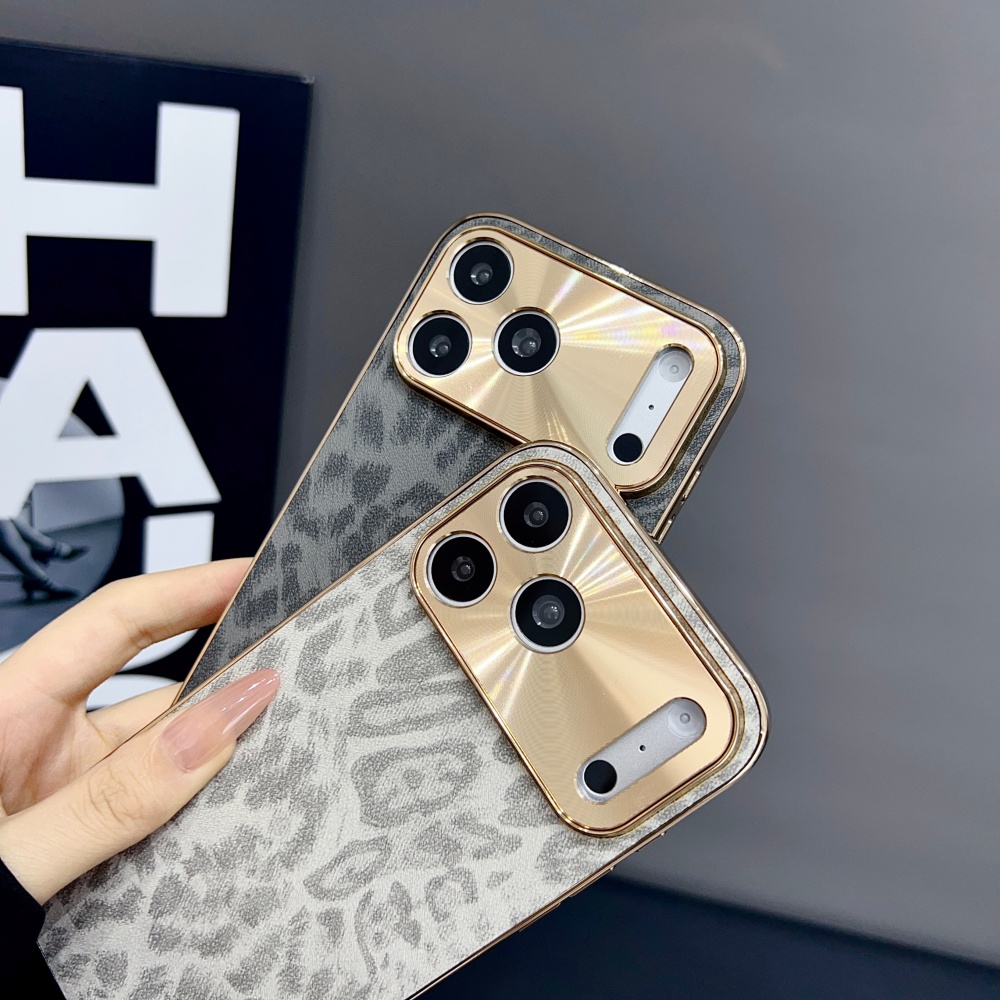 Luxury Matte PU Leopard Print  - Luxury Plating Case 评论和价格