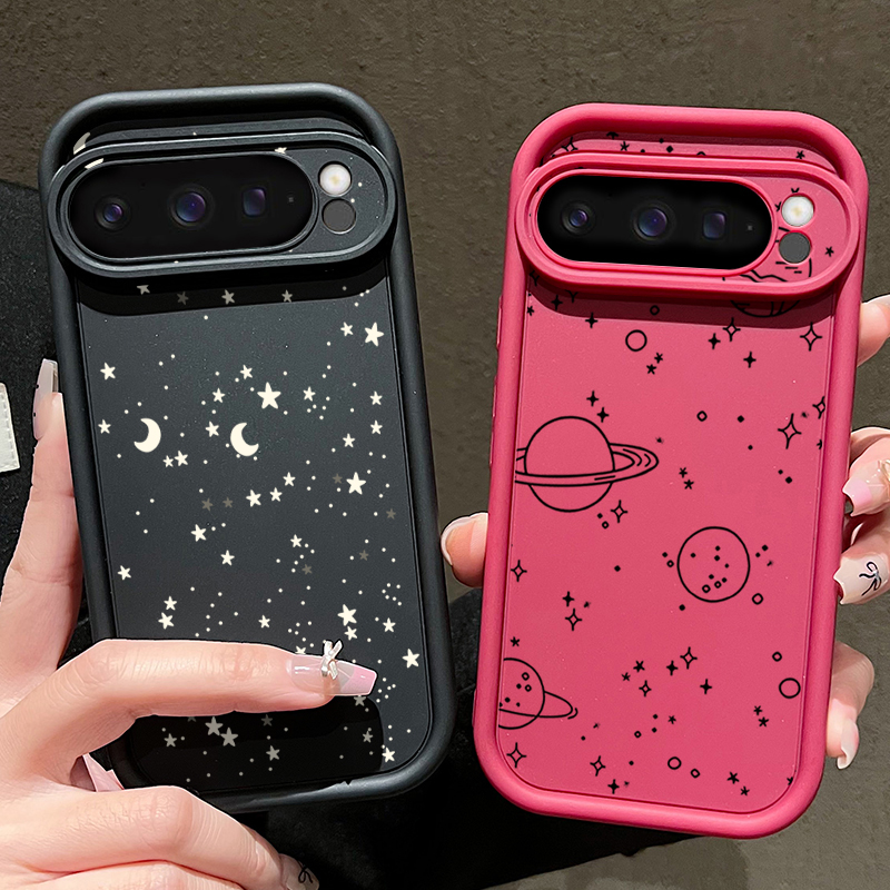 Shining Star Moon Pattern Phon - Phone Cases Google Pixel 9A 评论和价格