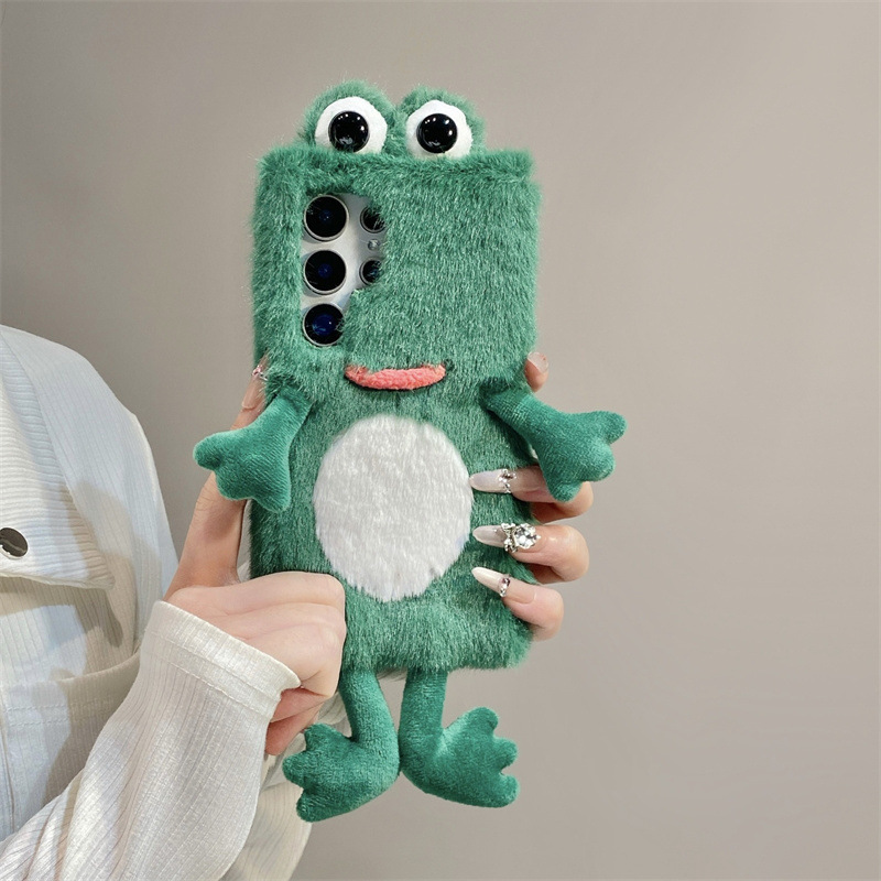 Plush Frog Phone Case, Cute Gr - Phone Cases Galaxy S26 评论和价格