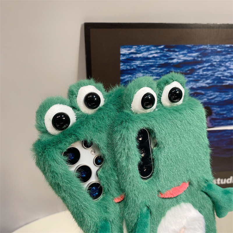 Plush Frog Phone Case, Cute Gr - Phone Cases Galaxy S26 评论和价格